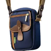 Billingham Airline Stowaway navy/chocolate