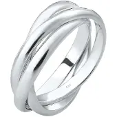 Elli Ring Basic Wickelring Klassisches Design 925 Silber Elli Silber