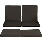 CLP 3er-Set Kissenbezüge Sofa Ancona | Anthrazit