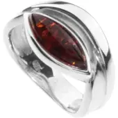 Ostsee-Schmuck Fingerring "Ring Gudrune Ring Gudrune" Gr. 64, silber (weiß, neutral), Fingerringe, Damen, 64 (20,4), Silber 925 (Sterlingsilber), Fingerring