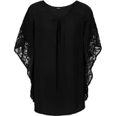 Bonprix Bluse mit Spitzendetails