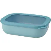 Mepal Frischhaltedose cirqula rechteckig, 2000 ml, Auslaufsichere Multischüssel mit Deckel, Farbe: grün, Nordic green
