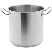 Vogue Edelstahl Suppentopf 20,5L 30 cm Ø Induktionsgeeignet mit kühl bleibenden Griffen
