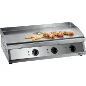 Saro Griddleplatte FRY TOP 760, Hochwertige Edelstahl-Bratplatte mit 3 Bratzonen, Maße (L x B x H): 500 x 845 x 245 mm