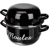 Baumalu Stewpot 312852 A Moule Kochtopf, emailliert, 18 cm Durchmesser, Induktionsherd-geeignet