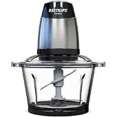 Bastilipo PE-350 PICADORA, 1,2 l, Schwarz, Edelstahl, Edelstahl, Tasten, 350 W, 192 mm