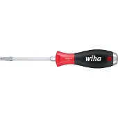 Wiha Schraubendreher SoftFinish Schlitz mit durchgehender Sechskantklinge und massiver Stahlkappe - 03225