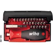 Wiha Bit Set Collector Security Standard 25 mm gemischt 27-teilges Set 1/4 zoll C6,3 in Box - 09393