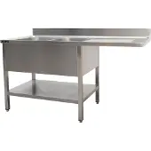 Saro Spülcenter 2 Becken, links - B 1600 x T 700 mm