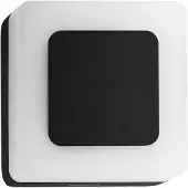 Brumberg 10034183 LED-Wandanbauleuchte IP54, 230 V AC, 50 Hz, 9 W, 3.000 K, quadratisch, schwarz