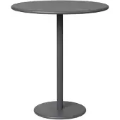 Blomus Garten Beistelltisch STAY plum kitten, Gartentisch, Tisch, Aluminium matt pulverbeschichtet, Warm Grey, 62016