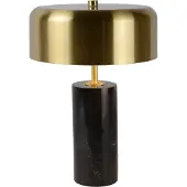 Lucide Tischlampe Mirasol Schwarz mit Gold