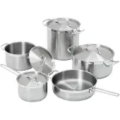 Bartscher A130442, Edelstahl, Stahl, Silber, Gas, Induktion, 16 cm, 18 cm