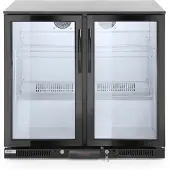 Hendi Bar Kühlschrank doppeltürig 200 l 230V 160W