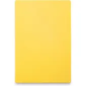 Hendi Schneidebrett hygienisch, HACCP, 600 x 400 x 18 mm, Langlebiges Schneidbrett mit beidseitiger glatten Oberfläche, Farbe: gelb