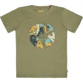 Fjällräven - Kid's Forest Findings T-Shirt - T-Shirt Gr 110 oliv