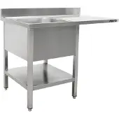 Saro Spülcenter 1 Becken, links - B 1400 x T 600 mm
