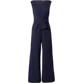 Vera Mont Jumpsuit "Jumpsuit mit weitem Bein", Damen, Gr. 36, EURO, blau (night sky), Obermaterial: 95% Polyester PES. 5% Elasthan EL., Overalls Jumpsuit