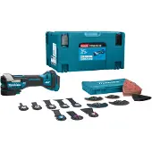 Makita Akku-Multitool LXT DTM52ZJX2, 18V, Makpac, Zubehör (ohne Akku, ohne Ladegerät)
