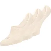 Falke Step High Cut 3-Pack Herren Füßlinge, 43-46, Beige, Uni, Baumwolle