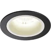 SLV 1003893 NUMINOS M DL, Indoor LED Deckeneinbauleuchte schwarz/weiß 4000 K 40°