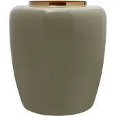 Kayoom Dekovase "Vase Artisse 125", gold (mint, gold), B:34cm, Metall, Vasen, Dekovase, Dekorative Metall-Vase, glanzvoll lackiert, Innenversiegelung