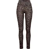 LASCANA Leggings ACTIVE, Damen, Gr. 36/38, N-Gr, braun, Obermaterial: 79% Polyester, 21% Elasthan, figurbetont bodenlang, Hosen Leggings, mit allover Druck