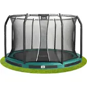 Salta Premium Ground bodentrampolin 427 mit sicherheitsnetz