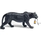 Kare Animal Bagheera Tischlampe schwarzer Panther