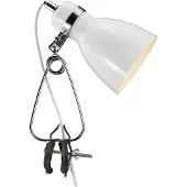 Nordlux Glanzvolle Klemmleuchte Clone weiß