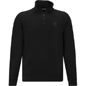 BOSS Sweatshirt aus Baumwoll-Terry mit Troyerkragen Grösse M