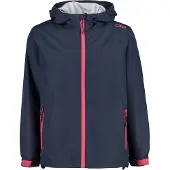 CMP Girl Jacket Fix Black Blue 12 Years
