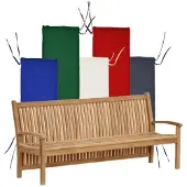 Lestix International Bankauflage 180 cm x 50 cm für Gartenbank Pescara - creme