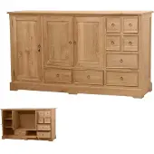 Lestix International Sideboard Valbo aus Teakholz von Teako Design