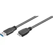 GOOD CONNECTIONS USB3.0 Kabel A-Micro B schwarz 3m