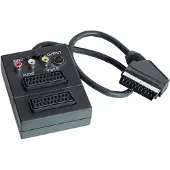 Eneroid Scart-St./ 2x-Scart, S-VHS-Kupp. 3Cinchkupp. 0,2m
