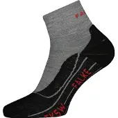 Falke TK5 Wander Short Damen Trekking Kurzsocken, 41-42, Grau, Schurwolle