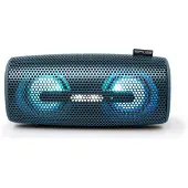 Muse M-730 DJ, 10 W, Verkabelt & Kabellos, 10 m, Mikro-USB, Blau, Spritzwassergeschützt