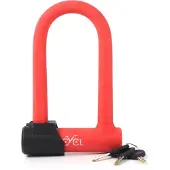 Cycl Red Lock, U-Schloss, Rot, Stahl, Silikon, Stahl, Schlüssel