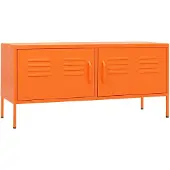 vidaXL TV-Schrank Orange 105x35x50 cm Stahl