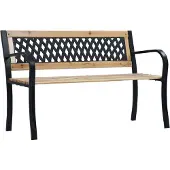 vidaXL Gartenbank 120 cm Holz