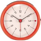 Nextime 7344or Wanduhr Orange Orange One Size