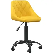 vidaXL Bürostuhl Senfgelb Samt