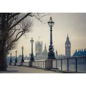 Papermoon Fototapete "London Big Ben", bunt, B:2,5m L:1,8m, Vlies, Tapeten, Fototapete