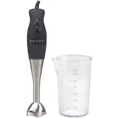 Beper Stabmixer BEP-BP654 Edelstahl mit abnehmbarem Rührfuß und leistungsstarkem Motor