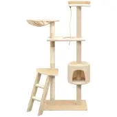 vidaXL Katzen-Kratzbaum Sisal 150 cm Beige