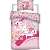 Aymax Kinderbettwäsche – Bettbezug140x200 cm & Kissenbezug 65x65 cm für Kinderzimmer