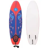 vidaXL Surfbrett Blau und Rot 170 cm