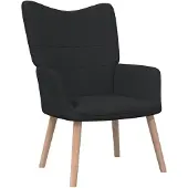 vidaXL Relaxsessel Schwarz Stoff