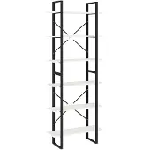 vidaXL Standregal Hoch Weiß 80x30x210 cm Massivholz Kiefer